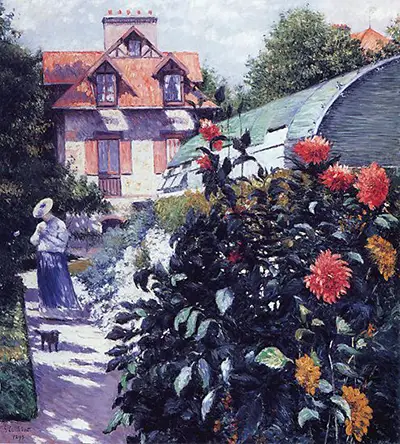 The Garden at Petit Gennevilliers Gustave Caillebotte
